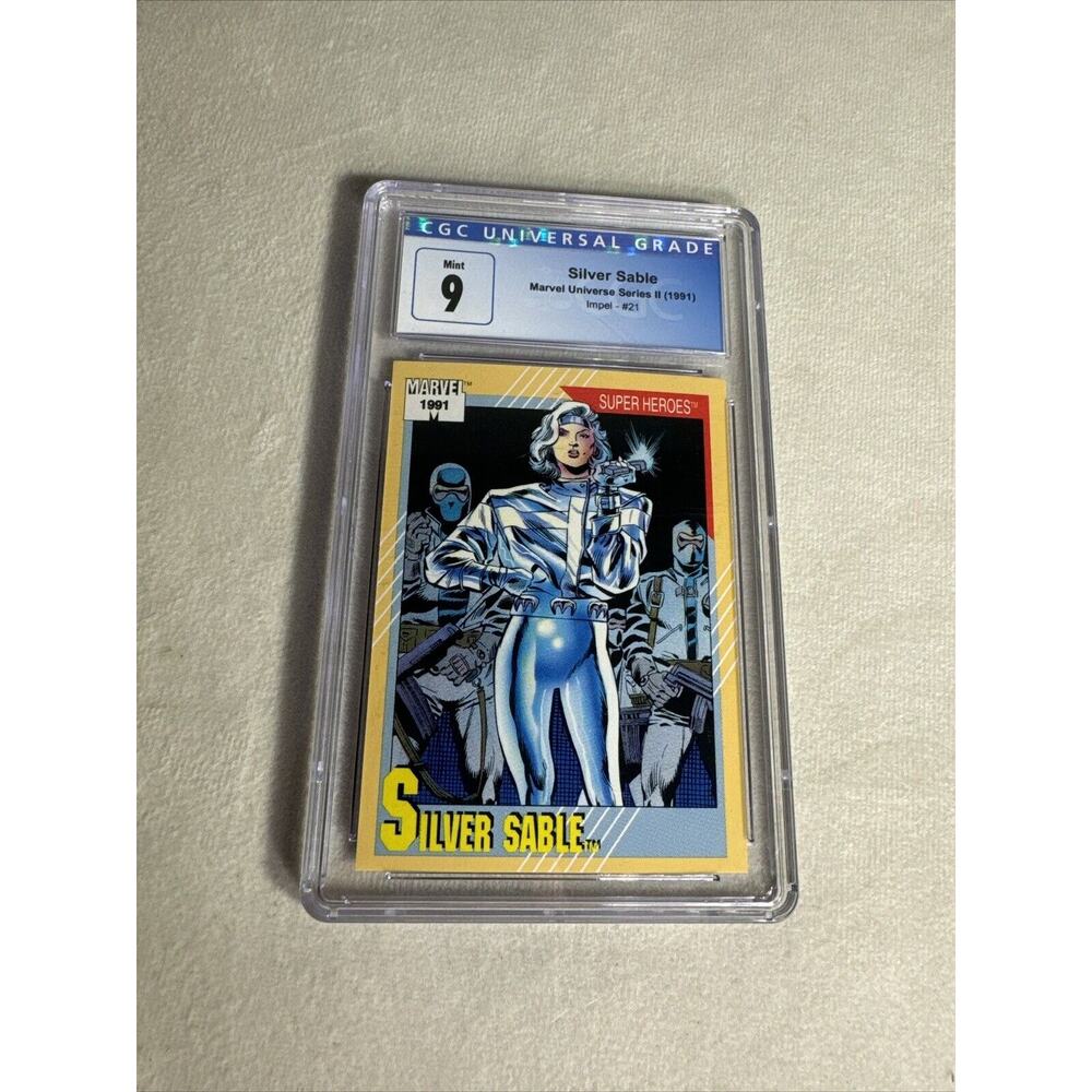 1991 Marvel Universe Super Heroes Villains Card All CGC 9 MINT